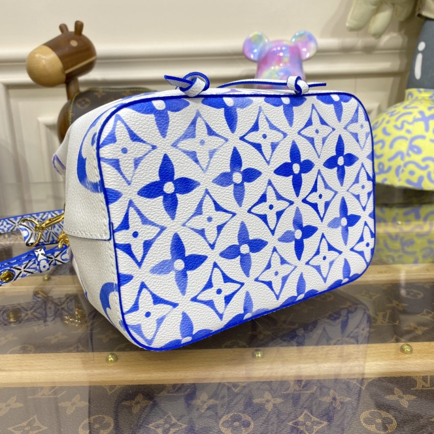 Replica Louis Vuitton NeoNoe BB White-Blue - high-accuracy replica luxury purse