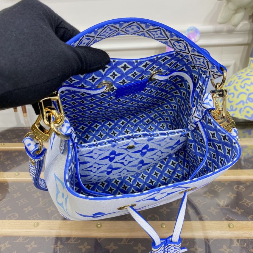 Replica Louis Vuitton NeoNoe BB White-Blue - elite superclone designer purse