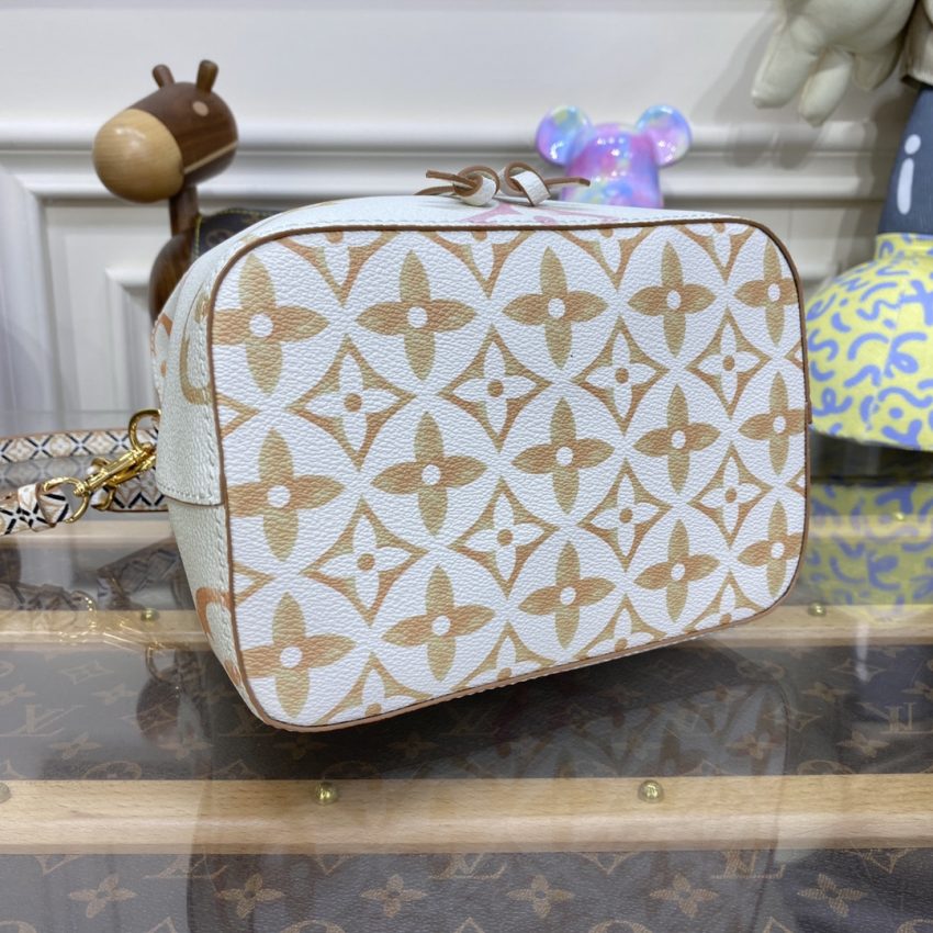 Replica Louis Vuitton NeoNoe BB White Apricot 3 Replica Louis Vuitton NeoNoe BB White Apricot - elite superclone designer purse