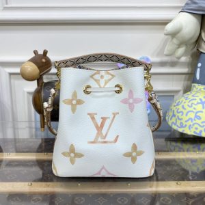 Replica Louis Vuitton NeoNoe BB White Apricot 6 Replica Louis Vuitton NeoNoe BB White Apricot - premium 1:1 fake handbag model