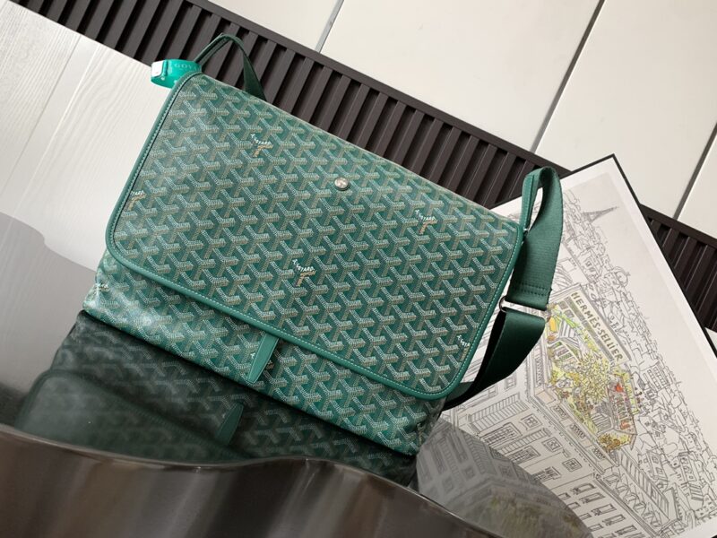 Replica Goyard Capetien Bag Green 10 Goyard Capetien Messenger Bag Replica — Premium Goyardine Canvas Crossbody