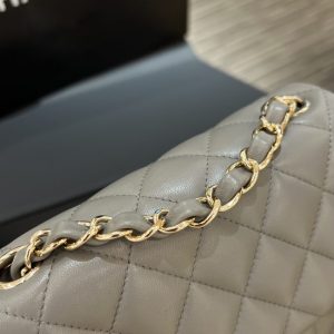 Replica CHANEL Classic Flap 17cm Grey 6 Replica CHANEL Classic Flap 17cm Grey - high-end fake designer purse