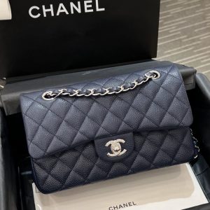 Replica CHANEL Classic Flap 23cm Sea Blue 2 Replica CHANEL Classic Flap 23cm Sea Blue - realistic designer-inspired fake bag