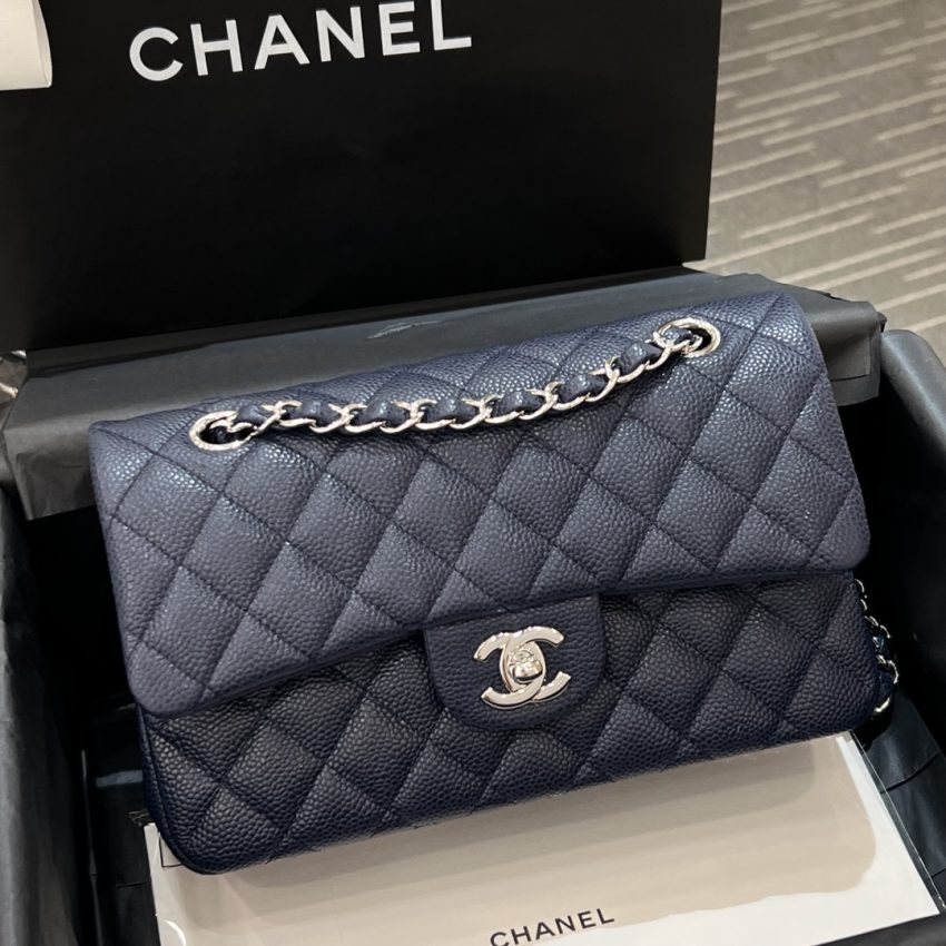Replica CHANEL Classic Flap 23cm Sea Blue 2 Replica CHANEL Classic Flap 23cm Sea Blue - realistic designer-inspired fake bag