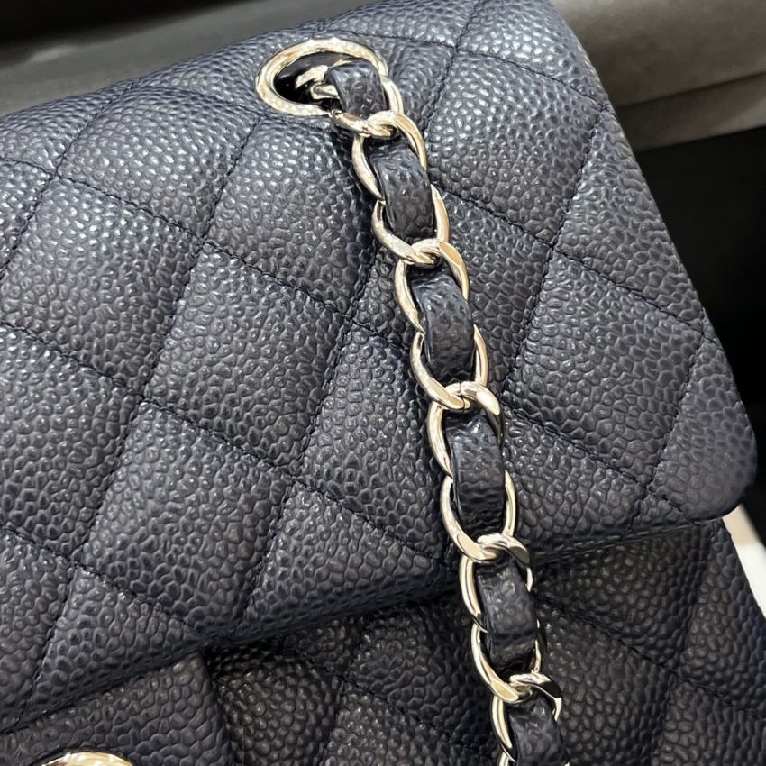 Replica CHANEL Classic Flap 23cm Sea Blue 8 Replica CHANEL Classic Flap 23cm Sea Blue - near-authentic luxury replica handbag