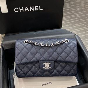 Replica CHANEL Classic Flap 23cm Sea Blue 1 Replica CHANEL Classic Flap 23cm Sea Blue - top-tier luxury replica shoulder bag