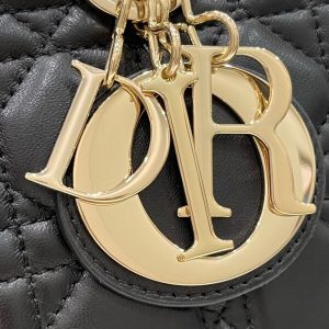 Replica Lady Dior Large Black 2 Replica Lady Dior Large Black - realistic designer-inspired fake bag