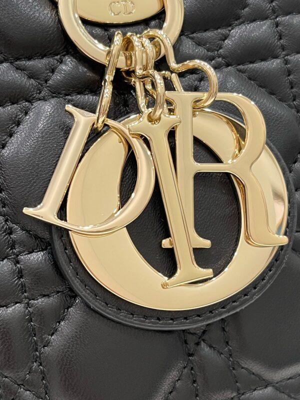 Replica Lady Dior Large Black 2 Replica Lady Dior Large Black - realistic designer-inspired fake bag