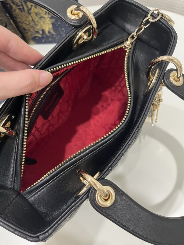 Replica Lady Dior Large Black 3 Replica Lady Dior Large Black - premium-grade designer purse dupe