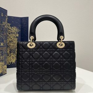 Replica Lady Dior Large Black 5 Replica Lady Dior Large Black - 1:1 designer replica handbag