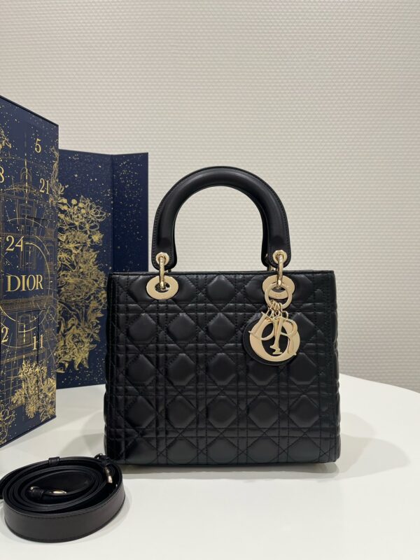 Replica Lady Dior Large Black 1 Replica Lady Dior Large Black - premium-grade designer purse dupe