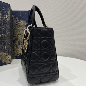 Replica Lady Dior Large Black 6 Replica Lady Dior Large Black - ultra-realistic fake designer tote
