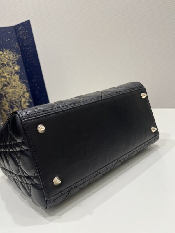 Replica Lady Dior Large Black 7 Replica Lady Dior Large Black - premium 1:1 fake handbag model