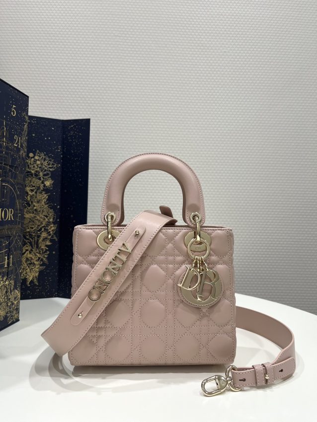 Replica Lady Dior Pale Pink ABC 1 Replica Lady Dior Pale Pink ABC - top-rated replica designer bag
