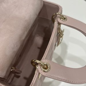 Replica Lady Dior Pale Pink ABC 5 Replica Lady Dior Pale Pink ABC - high-quality designer bag clone
