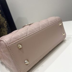 Replica Lady Dior Pale Pink ABC 7 Replica Lady Dior Pale Pink ABC - elite superclone designer purse