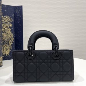 Replica Dior Lady D-Joy Bag Black Matte 2 Replica Dior Lady D-Joy Bag Black Matte - realistic designer-inspired fake bag