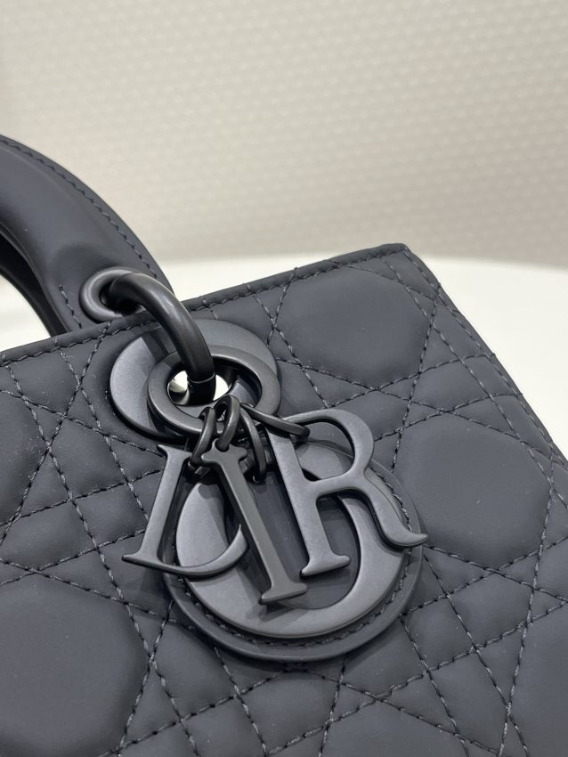 Replica Dior Lady D-Joy Bag Black Matte 3 Replica Dior Lady D-Joy Bag Black Matte - best quality luxury bag dupe