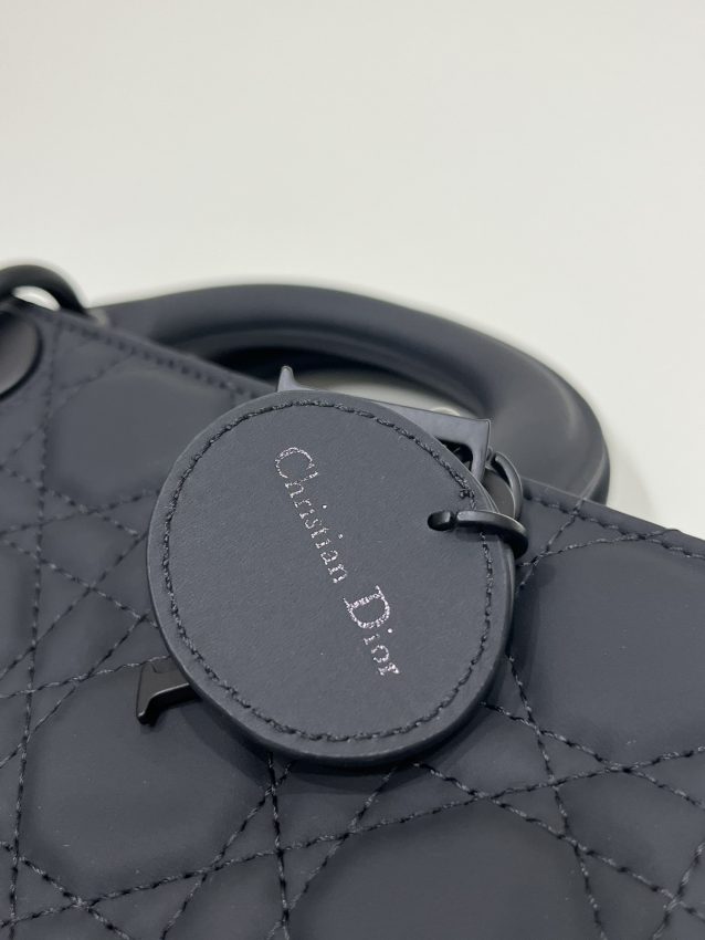 Replica Dior Lady D-Joy Bag Black Matte 6 Replica Dior Lady D-Joy Bag Black Matte - high-end fake designer purse