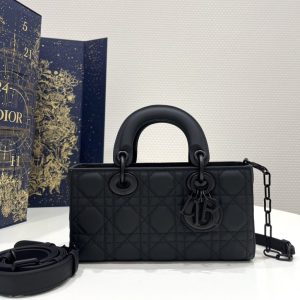 Replica Dior Lady D-Joy Bag Black Matte 1 Replica Dior Lady D-Joy Bag Black Matte - top-tier luxury replica shoulder bag