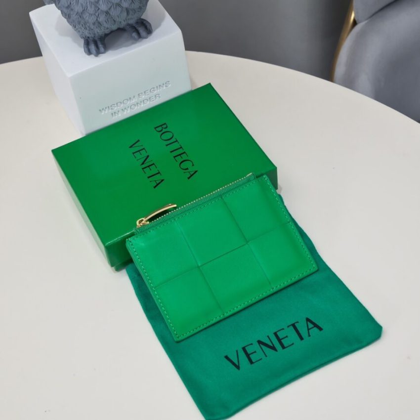 Replica Bottega Veneta Large Zipper Card Holder - top-rated replica designer bag