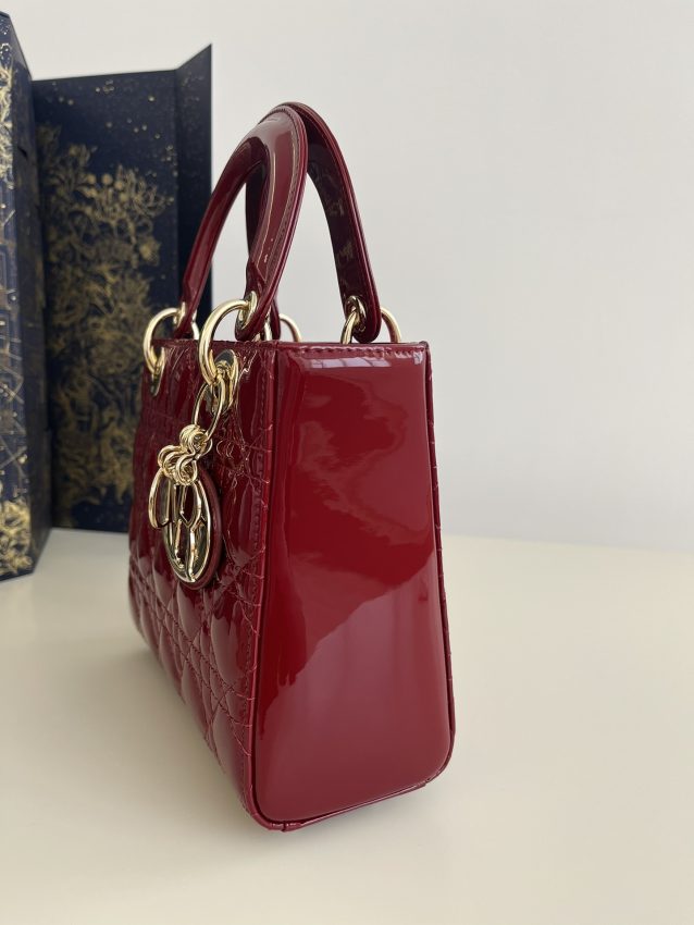 Replica Lady Dior Patent Red ABC 3 Replica Lady Dior Patent Red ABC - best-selling designer handbag dupe