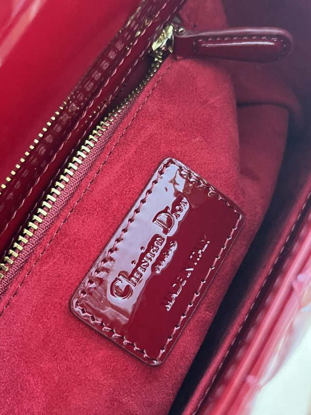 Replica Lady Dior Patent Red ABC 4 Replica Lady Dior Patent Red ABC - ultra-realistic fake designer tote