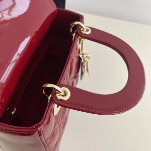 Replica Lady Dior Patent Red ABC 9 Replica Lady Dior Patent Red ABC - elite superclone designer purse