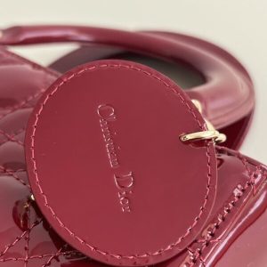 Replica Lady Dior Patent Red - high-accuracy replica luxury purse