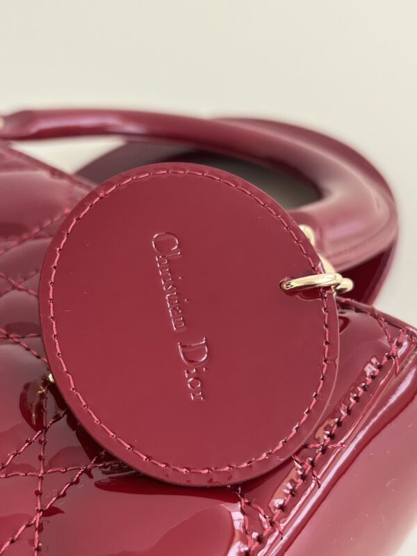 Replica Lady Dior Patent Red - high-accuracy replica luxury purse