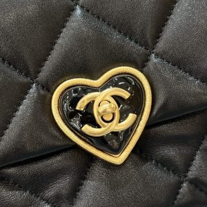 Replica CHANEL 23s Love Enamel Flip Black 5 Replica CHANEL 23s Love Enamel Flip Black - 1:1 designer replica handbag