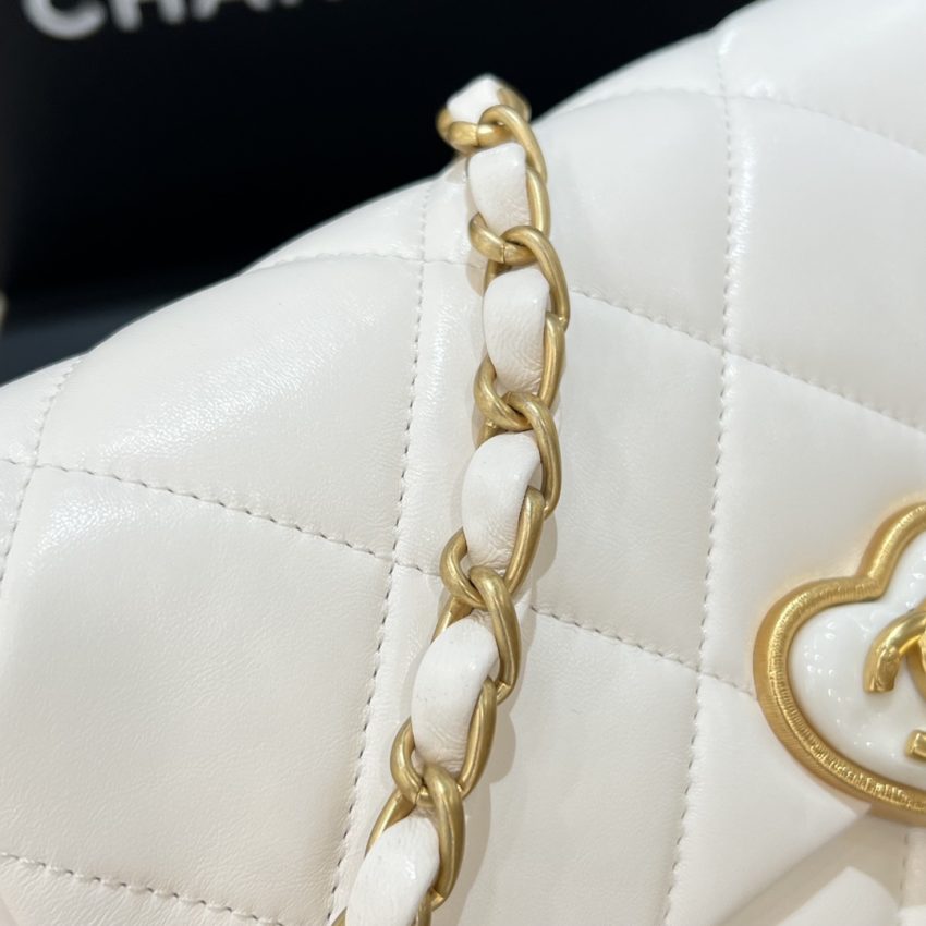 Replica CHANEL 23s Love Enamel Flip Bag Pink - high-end fake designer purse