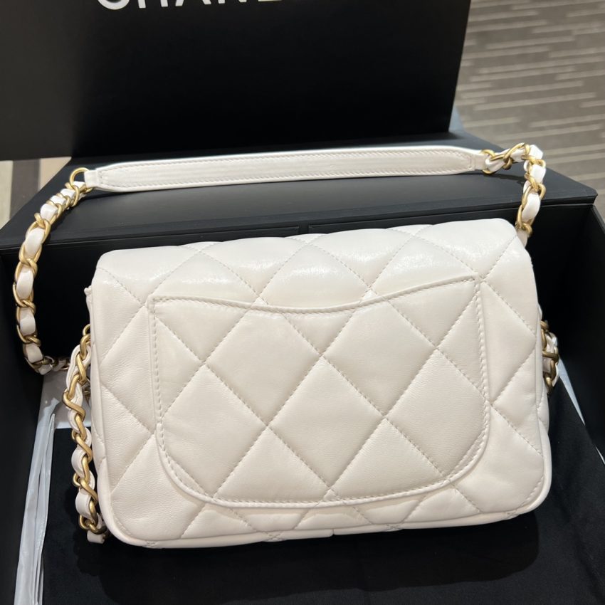 Replica CHANEL 23s Love Enamel Flip Bag Pink - premium 1:1 fake handbag model