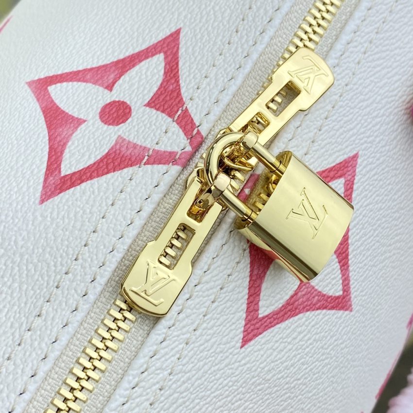Replica Louis Vuitton Speedy Bandouliere 25 Pink - high-end fake designer purse