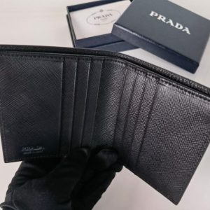 Replica Prada Saffiano Short Wallet - top-rated replica designer bag