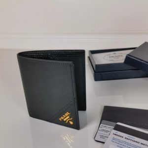 Replica Prada Saffiano Short Wallet Golden 3 Replica Prada Saffiano Short Wallet Golden - elite superclone designer purse