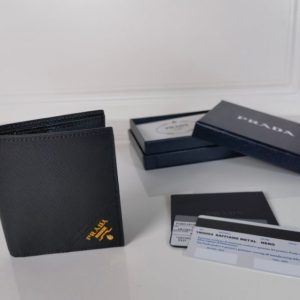 Replica Prada Saffiano Short Wallet Golden 8 Replica Prada Saffiano Short Wallet Golden - realistic designer-inspired fake bag