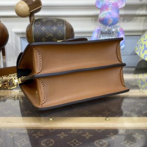 Replica Louis Vuitton Dauphine Mini Brown 5 Replica Louis Vuitton Dauphine Mini Brown - top-tier luxury replica shoulder bag