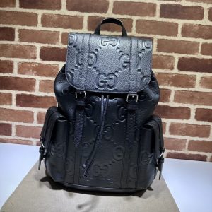 Replica Gucci Medium Backpack Full Black 10 Replica Gucci Medium Backpack Full Black - high-quality designer bag clone