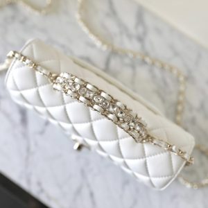 Replica CHANEL CF 20 cm Handle White 3 Replica CHANEL CF 20 cm Handle White - premium-grade designer purse dupe