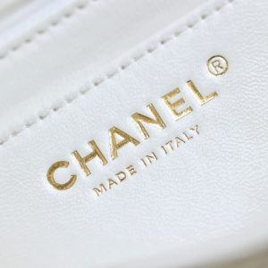 Replica CHANEL CF 20 cm Handle White 8 Replica CHANEL CF 20 cm Handle White - high-end fake designer purse