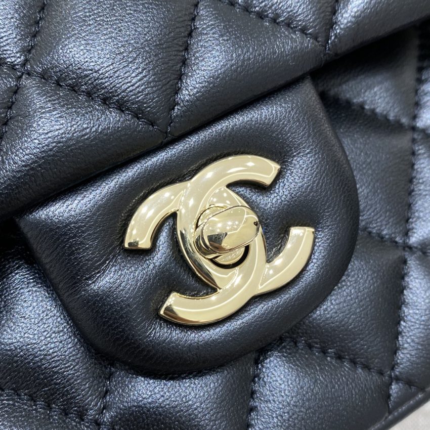 Replica CHANEL Classic Flap 25cm Black Gold 6 Replica CHANEL Classic Flap 25cm Black Gold - top-rated replica designer bag