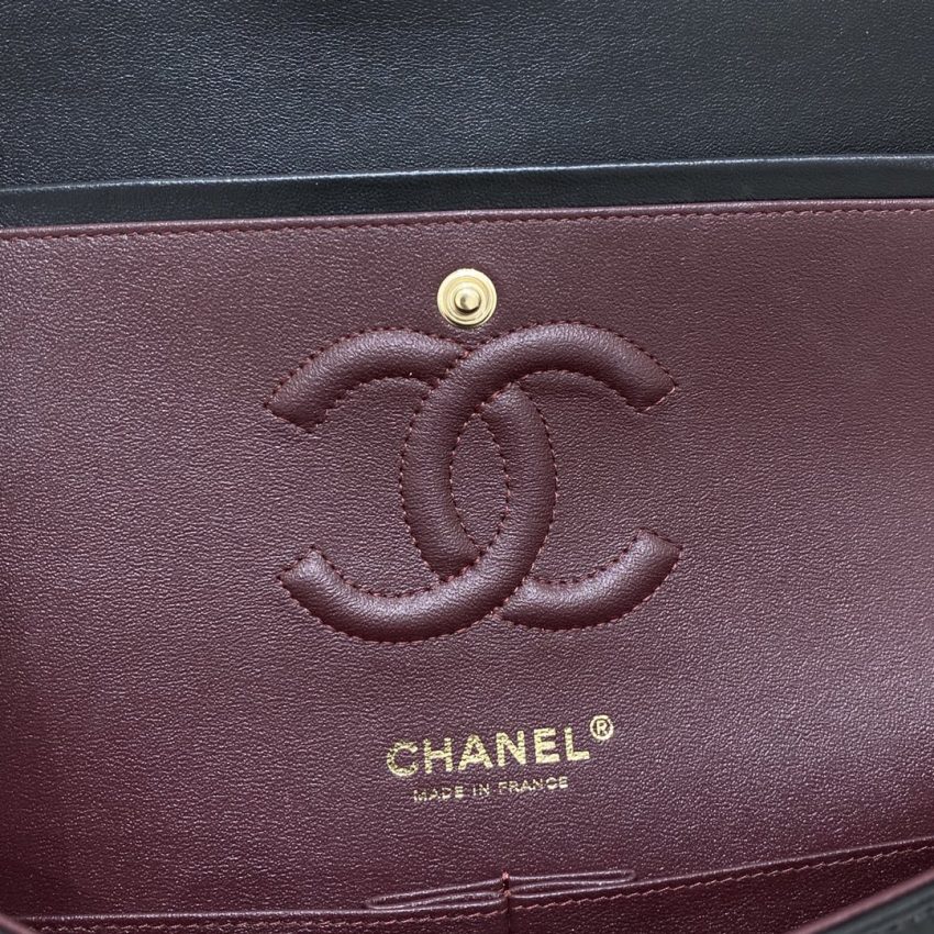 Replica CHANEL Classic Flap 25cm Black Gold 7 Replica CHANEL Classic Flap 25cm Black Gold - high-end fake designer purse