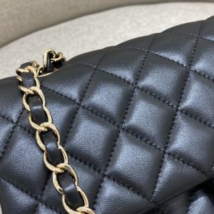 Replica CHANEL Classic Flap 25cm Black Gold 9 Replica CHANEL Classic Flap 25cm Black Gold - realistic designer-inspired fake bag