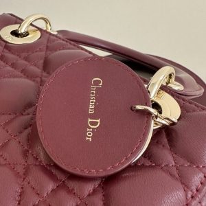 Replica Lady Dior Bordeaux ABC 2 Replica Lady Dior Bordeaux ABC - premium 1:1 fake handbag model