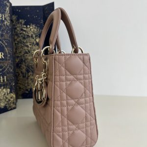 Replica Lady Dior Blush Pink ABC 5 Replica Lady Dior Blush Pink ABC - best quality luxury bag dupe