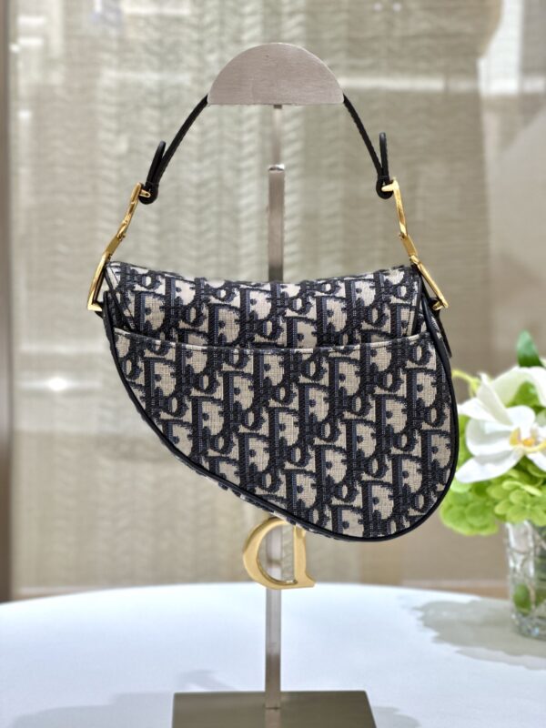 Replica Dior Saddle Bag Small CD Canvas 15 Replica Dior Saddle Bag Small CD Canvas - high-quality designer bag clone