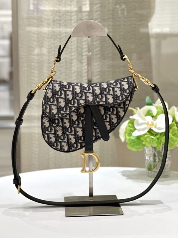 Replica Dior Saddle Bag Small CD Canvas 1 Replica Dior Saddle Bag Small CD Canvas - high-accuracy replica luxury purse