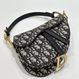 Replica Dior Saddle Bag Small CD Canvas 12 Replica Dior Saddle Bag Small CD Canvas - realistic designer-inspired fake bag