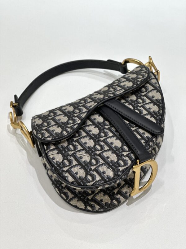 Replica Dior Saddle Bag Small CD Canvas 12 Replica Dior Saddle Bag Small CD Canvas - realistic designer-inspired fake bag